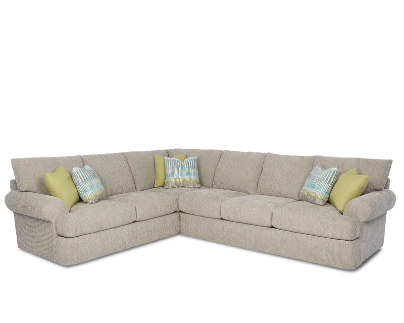 Klaussner Cora Sectional Living Room Furniture Sofa Bed Etc