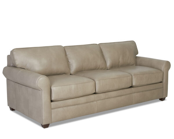 Rolled Arm L8112 Leather Sleeper