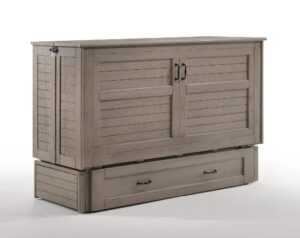 Poppy Murphy Cabinet Bed (Brushed Driftwood)